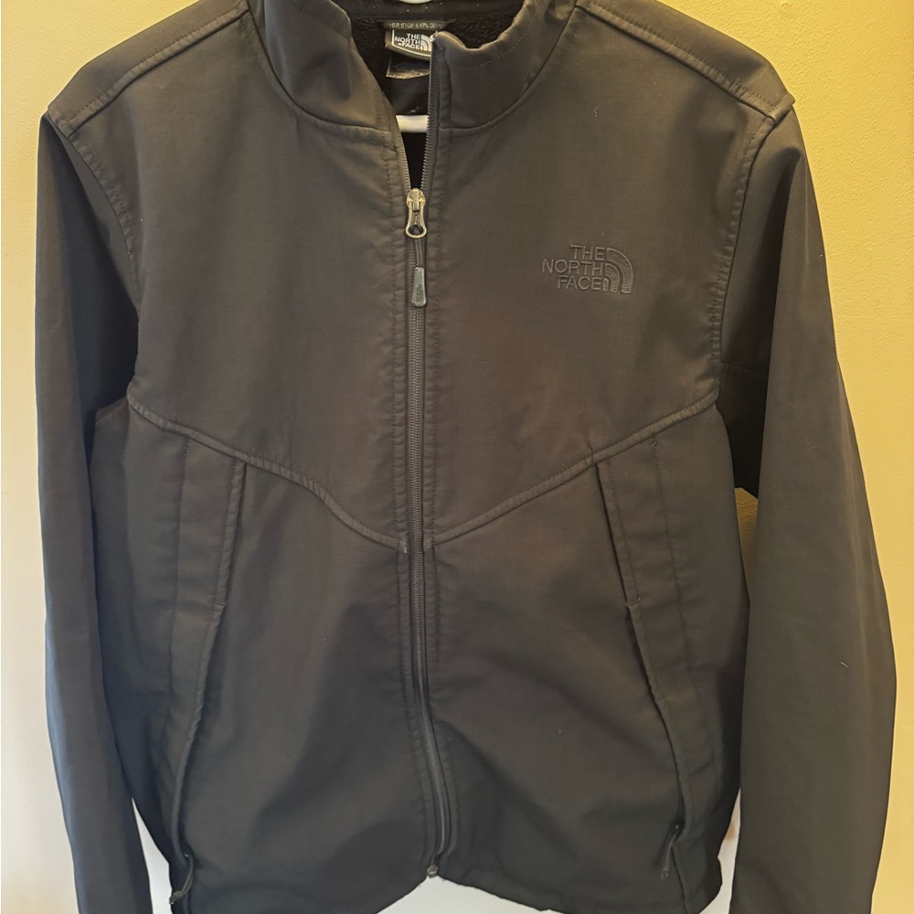 north face black shell jacket